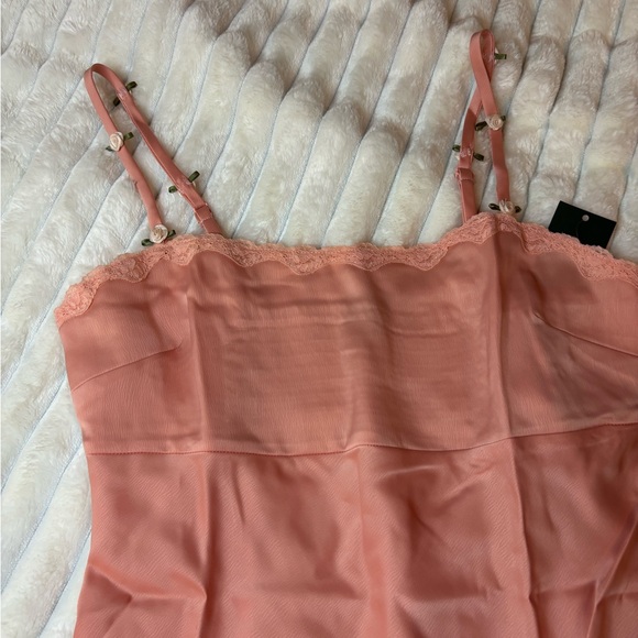 Wild Fable Strapless Coral Dress - Picture 3 of 9